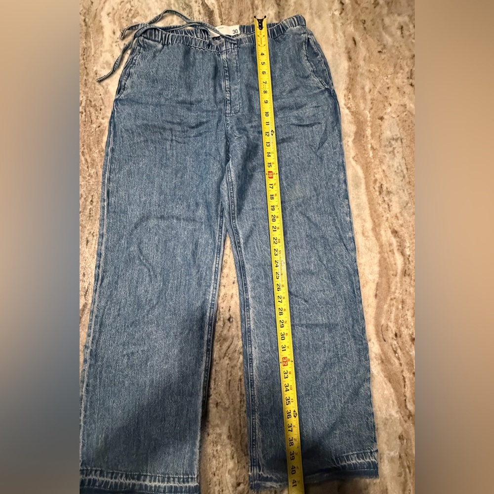 Rag & Bone Ultra Featherweight Logan Beach Denim Pant in DelMar Size 30 - Picture 3 of 10